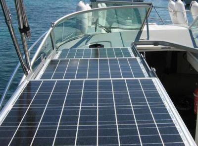 paneles solares fijos para barcos por concepto nuevo para Barco