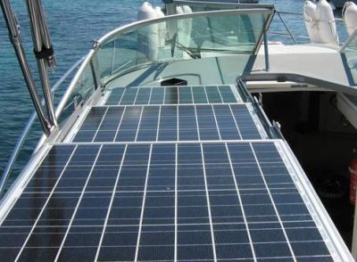 panneaux solaires fixes pour bateaux par New Concept For Boat