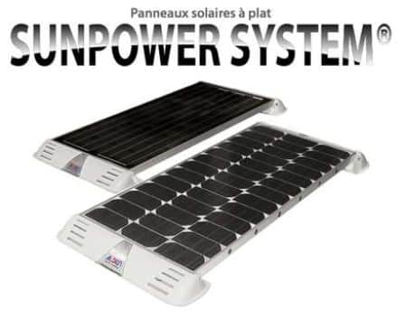 Panneaux solaires Sunpower System pour camping-car 