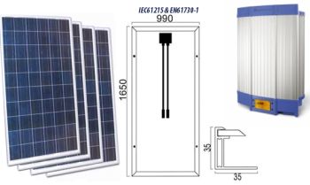 Kit solaire avec injection réseau Solar-kit